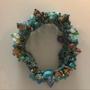 Super Fun Colorful Beaded Bracelet